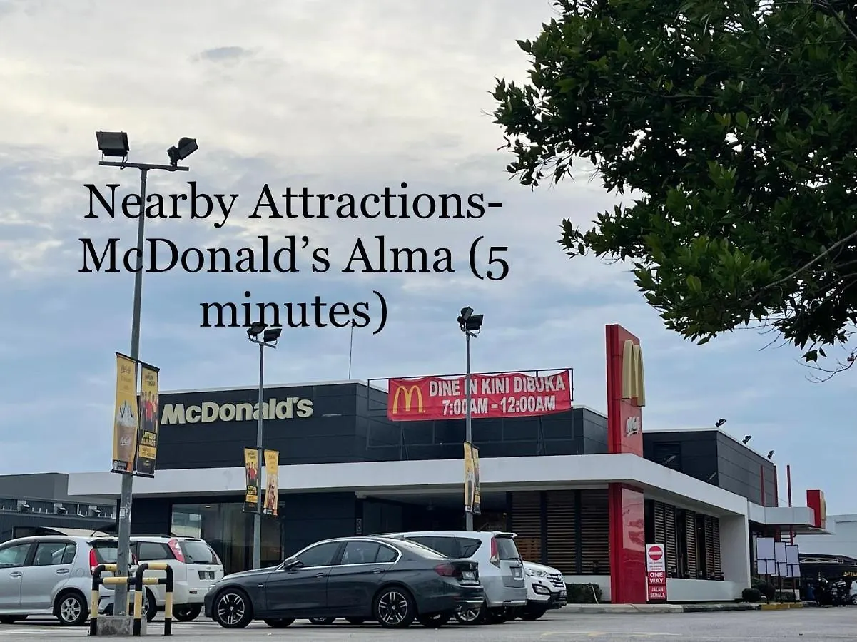 Cozy14#4Pax#Wifi#Nearaeonalma#5Kmtoiconcity Bukit Mertajam Malaysia