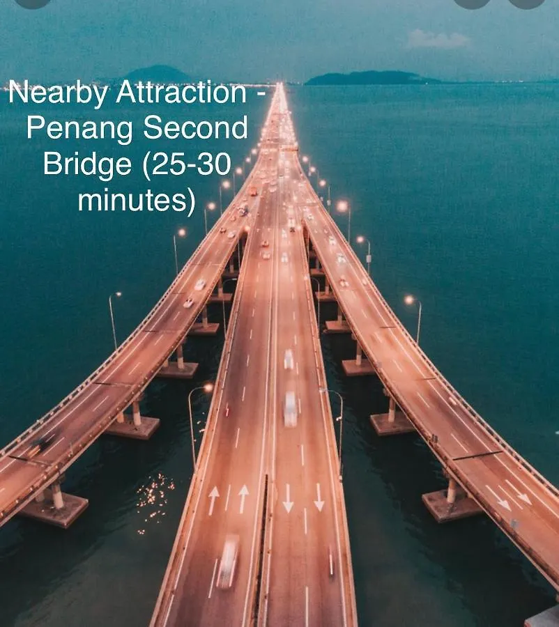 Cozy14#4Pax#Wifi#Nearaeonalma#5Kmtoiconcity Bukit Mertajam Holiday home